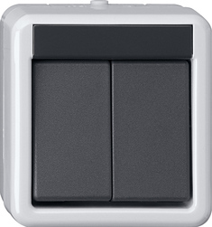 GIRA 516130 Mounting Frame - Black, Grey