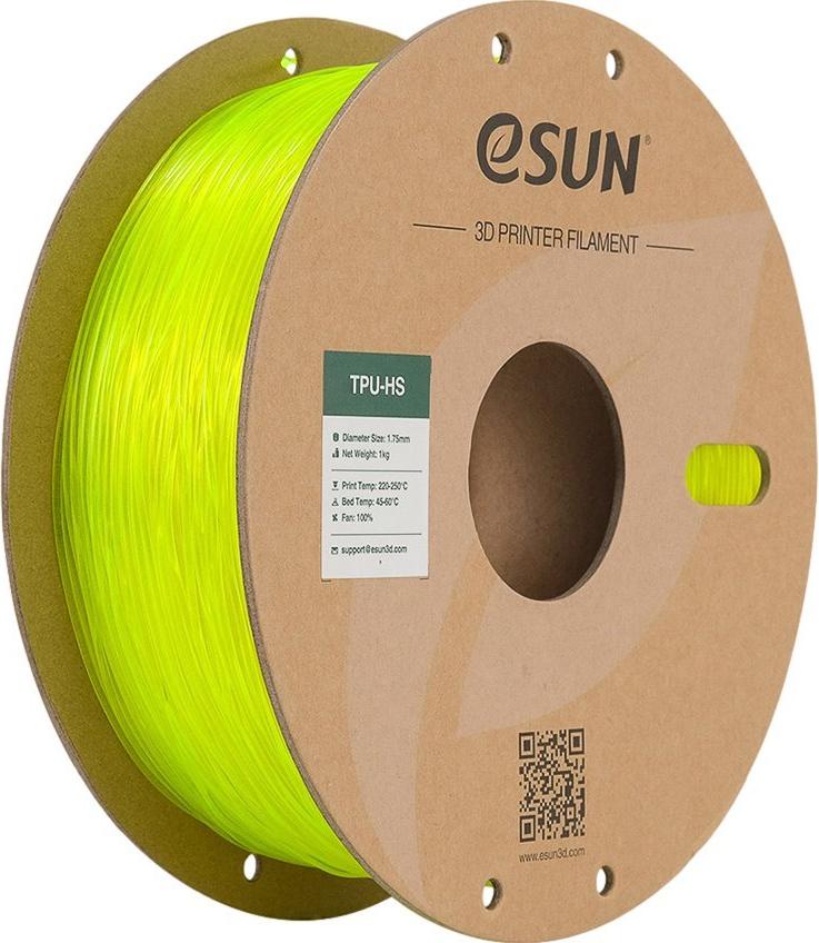 eSun TPU-HIGH SPEED 1.75 mm Fluorescent Yellow 1 kg (TPU-HS175F-Y1P1)