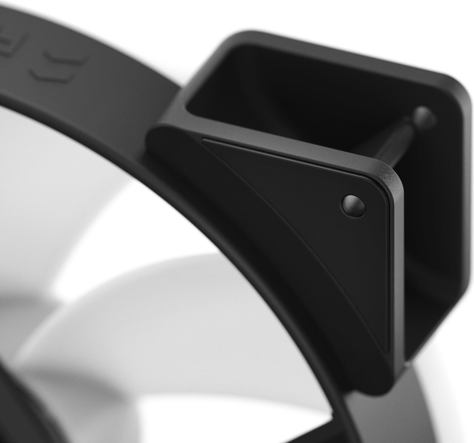 Fractal Design Prisma AL-18 Case Fan - 180 mm - Black Frame, White Blades (FD-FAN-PRI-AL18-PWM)