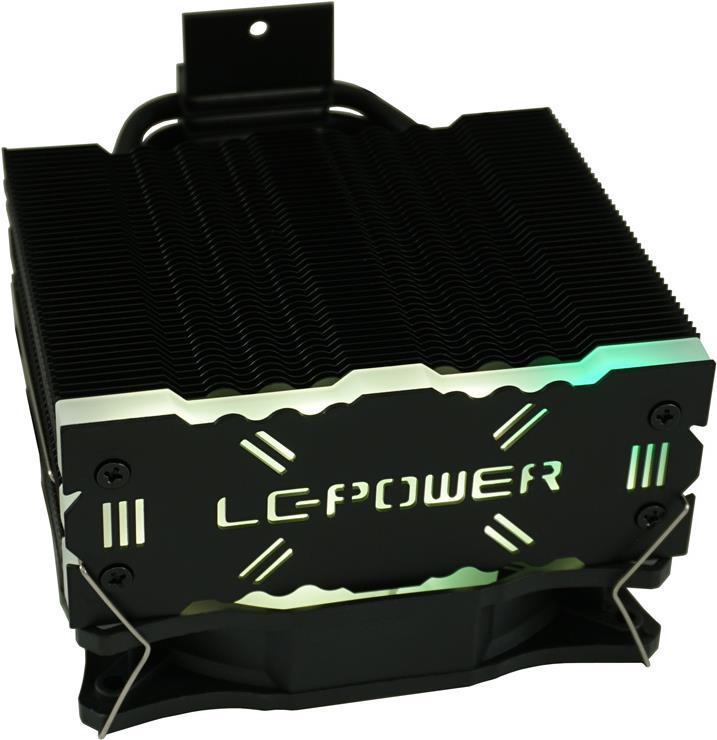 LC Power LC-CC-120-ARGB-PRO CPU Cooler - Aluminum and Copper - 120 mm - Black FM1 FM2