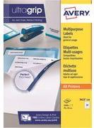 Avery Multi-Usage Labels, 105 x 148 mm, White, UltraGrip Technology, 1 Piece, Model 3483-100.FR
