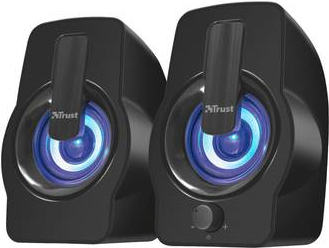 Trust Gemi RGB Speakers for PC - 6 Watts, Black