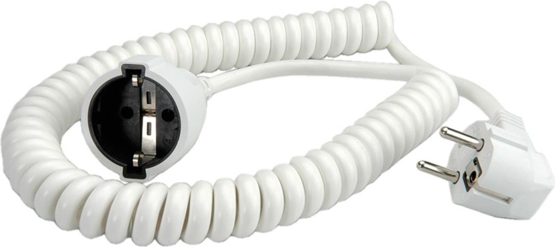 Bachmann BM0010721 Spiral Cable H05VV-F 3G1.5 mm L 4.0 m White