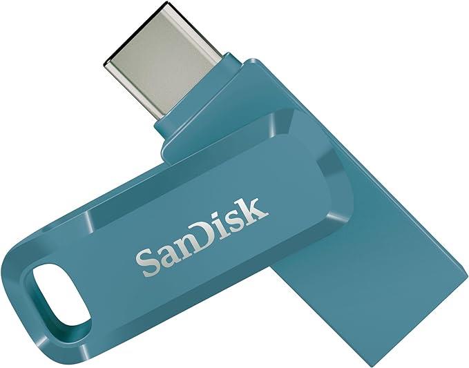 SanDisk Ultra Dual Drive Go - USB-Flash-Laufwerk - 128GB - USB 3,2 Gen 1 / USB-C - Navagio Bay (SDDDC3-128G-G46NBB)