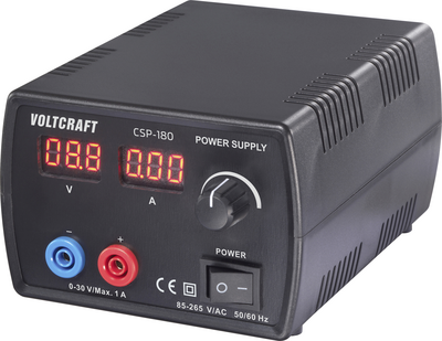 Voltcraft CSP-180 Lab Power Supply - Adjustable DC Voltage 0-30V/1A - Model VC-17193975