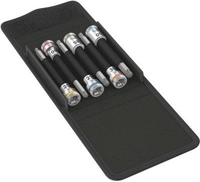 Wera Außen-TORX Spiralnuten-Steckschlüsseleinsatz-Set 6teilig 3/8" (10 mm) 8740 B HF Zyklop 05003185001 (05003185001)
