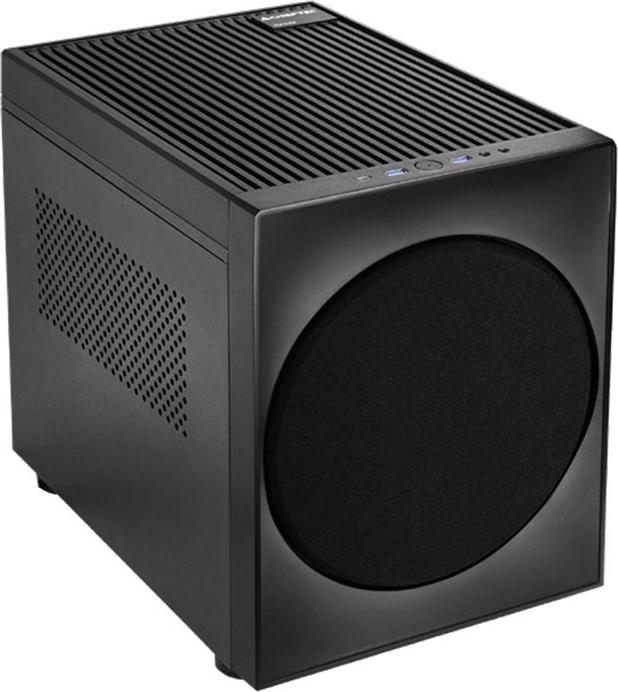 Chieftec CI-03B-OP Cube PC Case - Black 5-Zoll