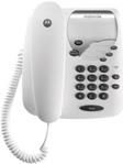 Motorola CT1 Analog Telephone Wired Handset 20 Entries Black 107CT1WHITE