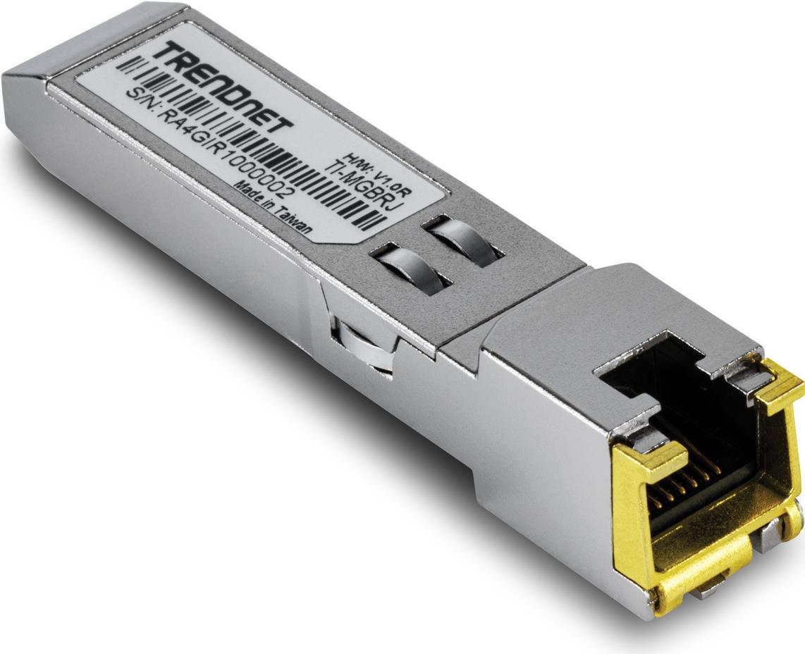 TRENDnet TI-MGBRJ 1000BASE-T Industrial SFP RJ45 Module