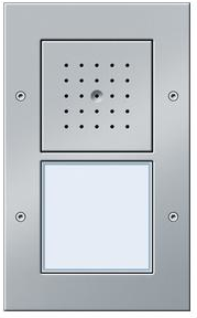 GIRA 126665 Wired Door Station - IP44 - -25 to 70 °C - Aluminum (126665)