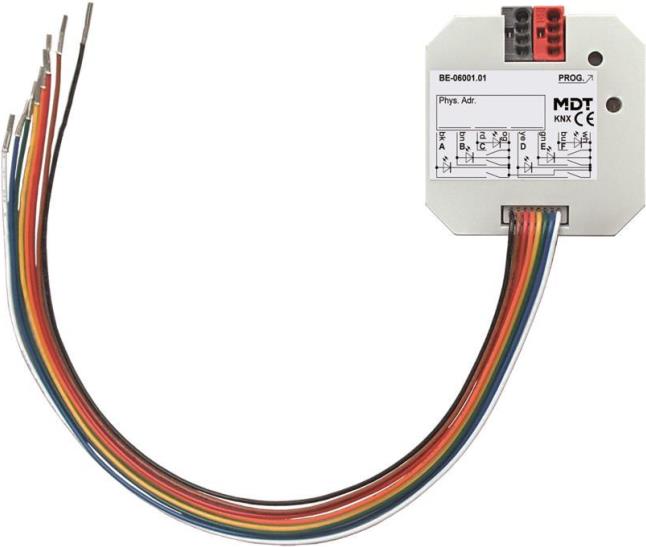 MDT BE-06001.02 Tasterinterface/Taster- schnittstelle 6fach UP potentialfrei (BE-06001.02)