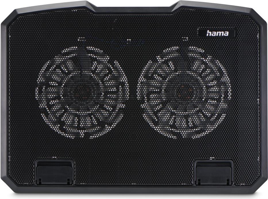 Hama Laptop Cooler Black Metal 40 cm (15.6") 2 Fans (00126806)