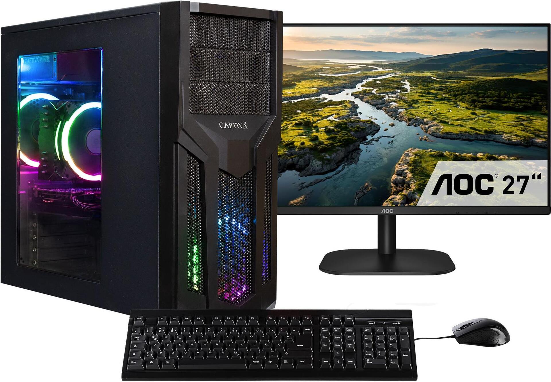 CAPTIVA Power Starter R80-014 AMD Ryzen 7 16 GB DDR4-SDRAM 500 GB SSD TFT Display 7-Prozessor