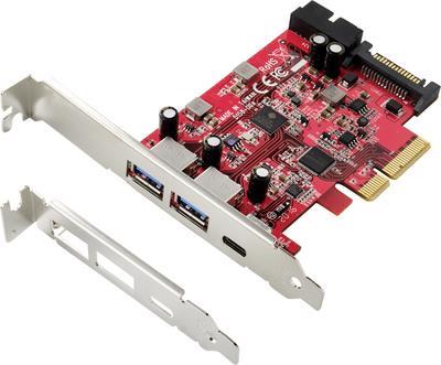 Renkforce 1+4 Port USB 3.1 Controller Card PCIe x1 (RF-4541492) 3.1-Controllerkarte