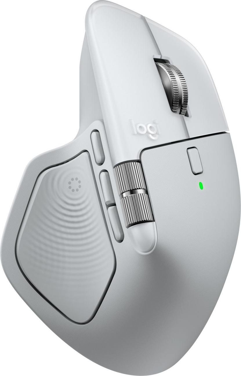 Logitech MX Master 4 for Mac Wireless Mouse Pale Grey Bluetooth 910-007576