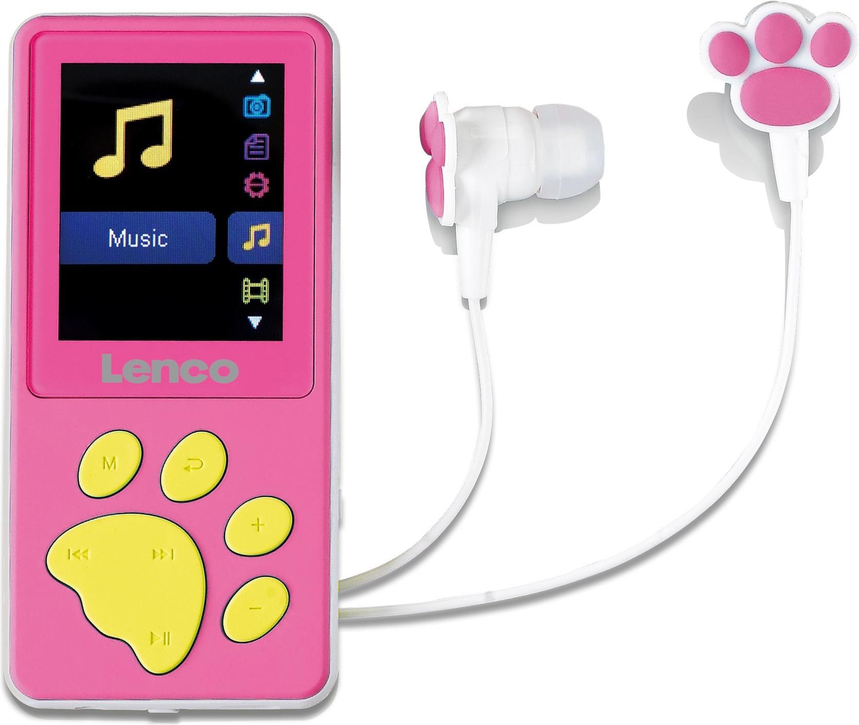 Lenco XEMIO-560PK MP3/MP4 Player 8 GB Pink (XEMIO-560PK)