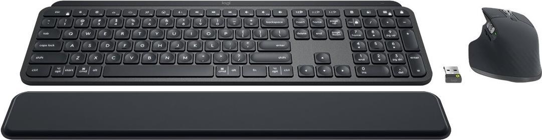 Logitech MX Keys Combo for Business - Wireless Keyboard and Mouse - QWERTY - French - Graphite - 920-010927