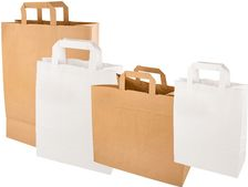 PAPSTAR Paper Carrier Bag White 320 x 170 x 440 mm 1 piece (86452)