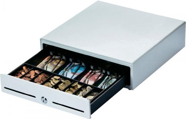 Metapace Mini Cash Drawer K-2, White (mpk2w-c)