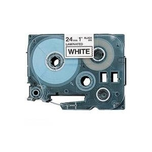 Brother TZS251 Labels Black on White Roll 2.4 cm x 8 m