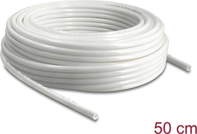 Delock Pneumatic Hose 12 x 8 mm 50 m Roll White 60868