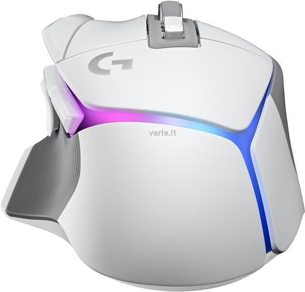 Logitech G G502 X PLUS Gaming Mouse - Optical - Wireless - 13 Buttons - White