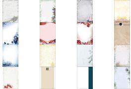 Sigel Christmas Stationery - Glamorous Christmas Design - A4 - 90 g/m² - 100 Sheets (DP430)