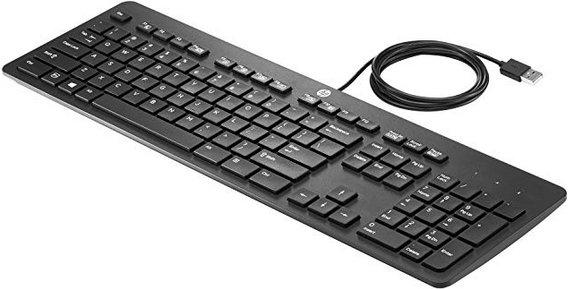 HP 803181-221 USB Keyboard Czech Black