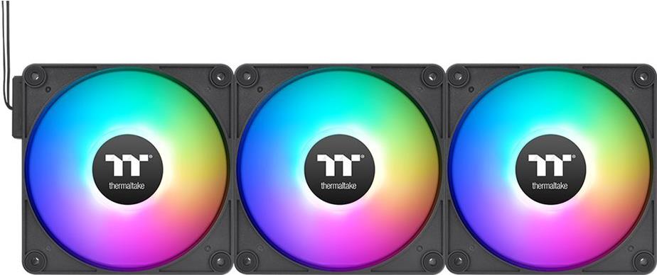 Thermaltake CT120 EX ARGB Sync Case Fan - 120 mm (Pack of 3) (CL-F181-PL12SW-A)