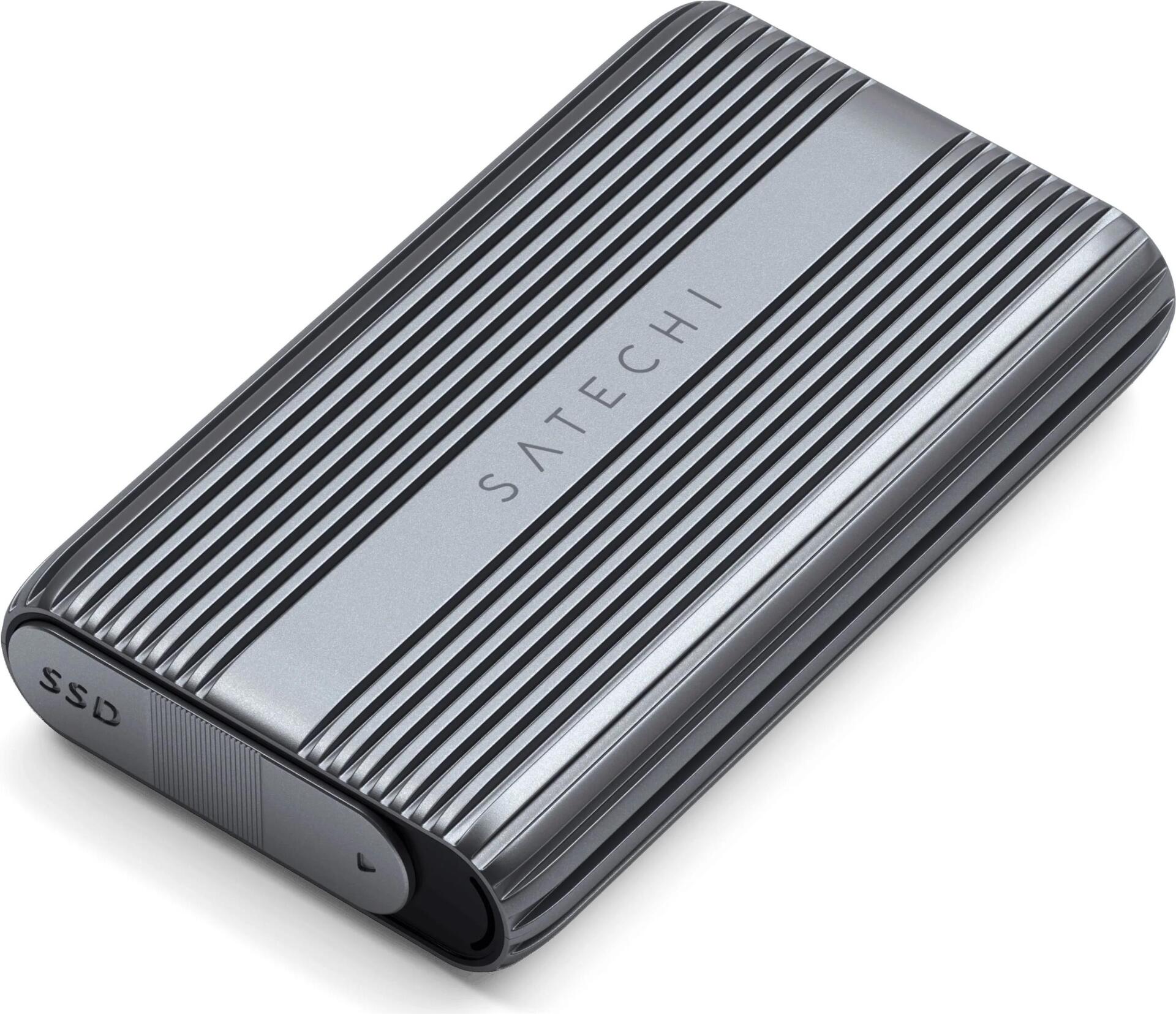 Satechi USB4 NVMe SSD Pro, M.2 SSD Enclosure, 40 Gbit/s, USB Connection, Grey/Transparent (ST-EU4NPM)