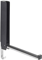 Clapping Hooks - Space Saving Solution - Black and Brushed Stainless Steel