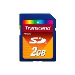 Transcend 2GB SD Flash Memory Card - TS2GSDC