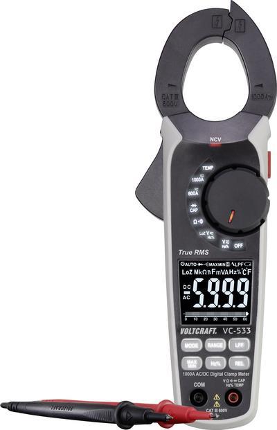 VOLTCRAFT VC-533 Calibrated Current Clamp Digital CAT III 600 V VC-10706630