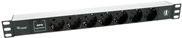 equip Pro Power Distribution Unit, Rack-Mountable, AC 220-240 V, 3500 Watts, 1U