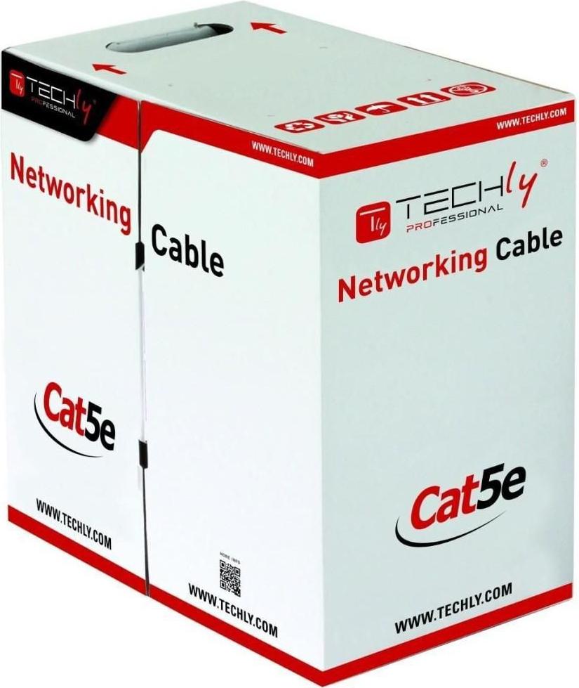 Techly Networking Cable - Grey - 305 M - Model ITP7-UTP-IC-CCA