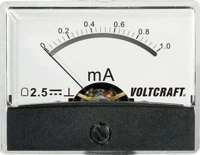 Voltcraft AM-60X46/1MA/DC Panel Mount Meter (AM-60X46/1MA/DC)