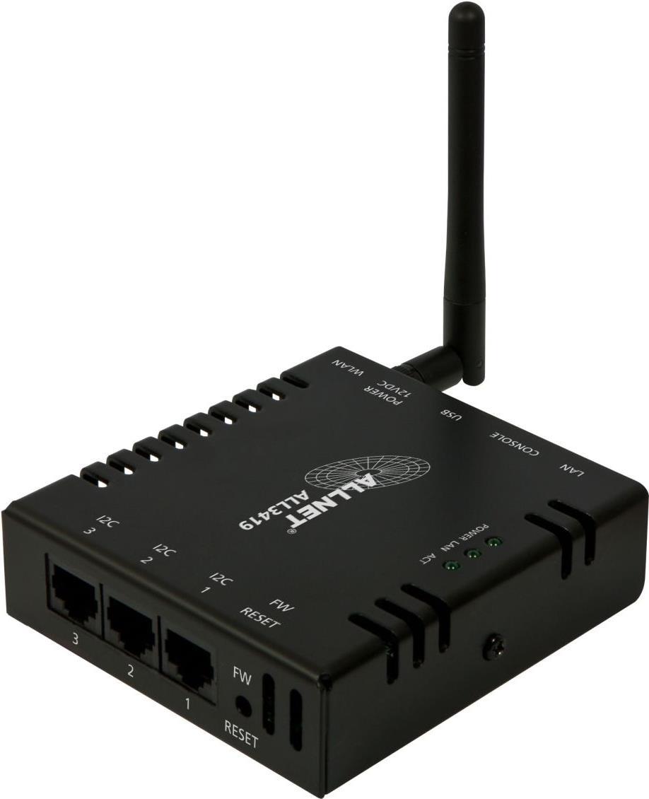 ALLNET ALL3419/ IP MSR Central Unit 3x I2C, 1x USB, LAN/WLAN (ALL3419)