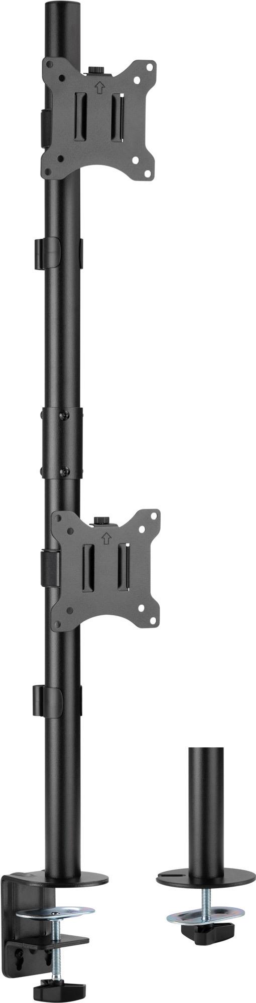 InLine Desk Mount for Flat Screen Monitors - Up to 81 cm - VESA 75x75, 100x100mm - Max Load 9 kg