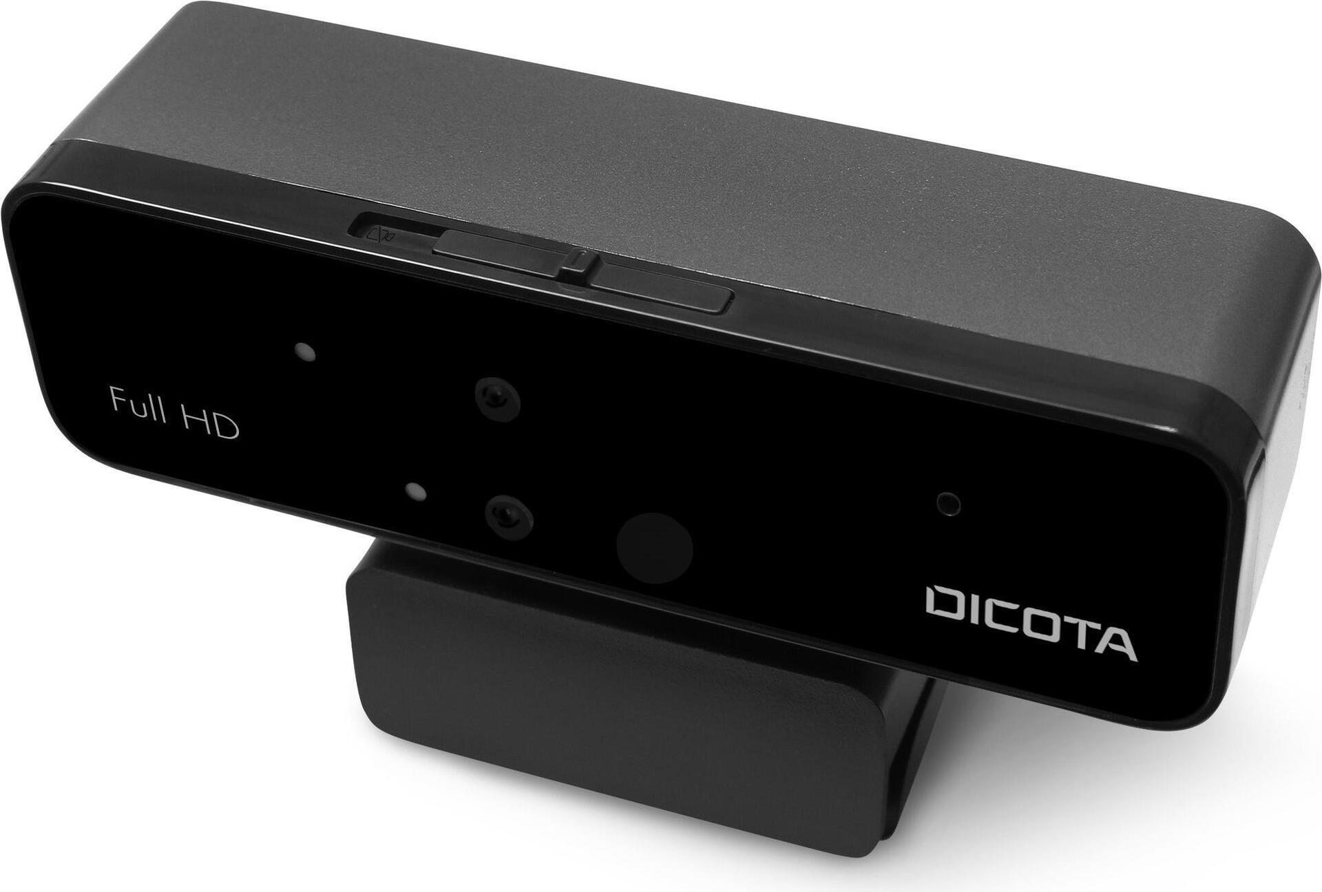 DICOTA Webcam PRO Face Recognition 1920 x 1080 USB2.0 D31892