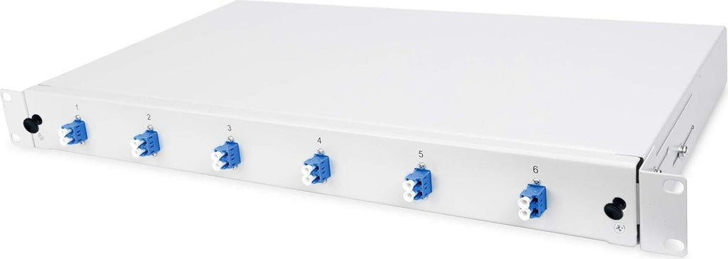Helos LWL 19 Breakout Box with 6-way LC Duplex, Single Mode (380951)