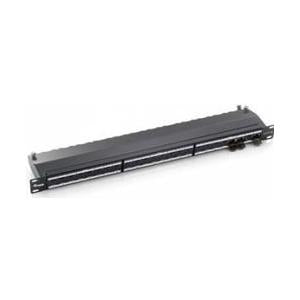 EQUIP 24-Port Cat.6A Shielded Patch Panel, Light Grey, Model 326524