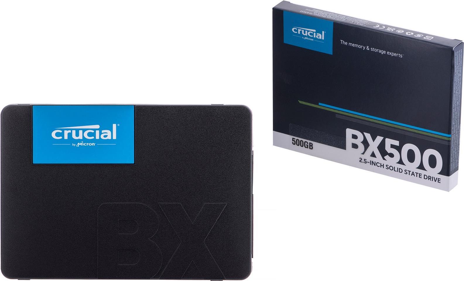 Crucial CT500BX500SSD1 Internal Solid State Drive 2.5" 500 GB Serial ATA III 3D NAND