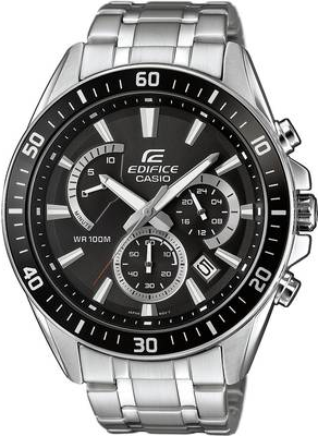 Casio EFR-552D-1AVUEF. Typ: Armbanduhr, Vorgeschlagenes Geschlecht: Männlich, Gehäusematerial: Edelstahl. Akku-/Batterietyp: SR920SW, Batterie Lebensdauer: 3 Jahr(e). Breite: 53 mm, Tiefe: 12,3 mm, Höhe: 53 mm (EFR-552D-1AVUEF)