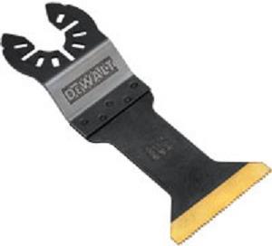 DeWALT DT20702-QZ Titanium Multi-Tool Blade 55 x 44 mm for Wood and Metal Cutting