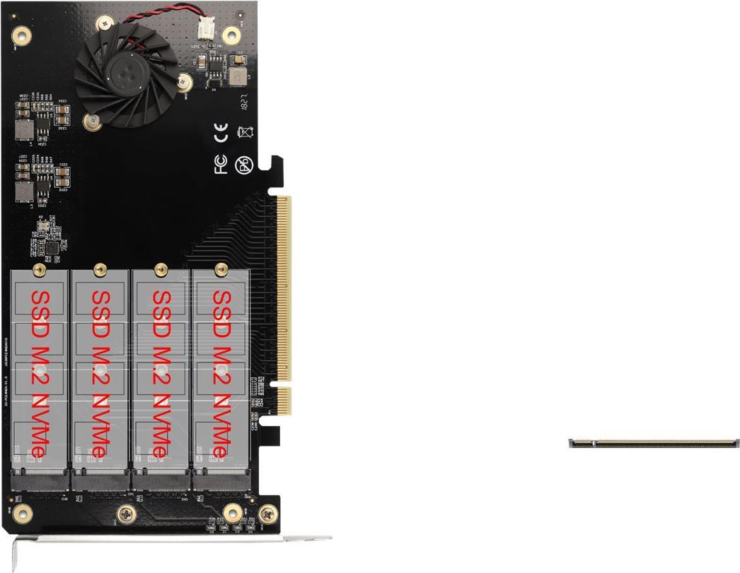 Delock - Speicher-Controller - M.2 - M.2 NVMe Card - PCIe 3.0 x16 (90050)