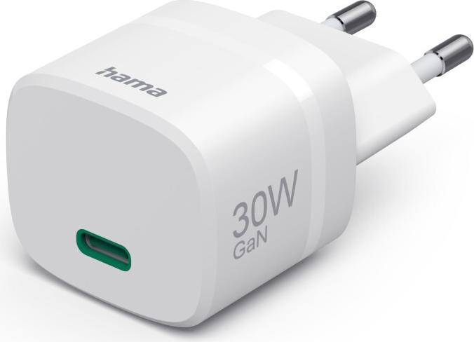 Hama 30W Fast Charging Charger for Smartphone, Tablet, Power Bank, Headset (00201964)