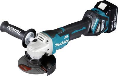 Makita DGA515RTJ - Winkelschleifer - schnurlos - 125 mm - 2 Akkus, Ladegerät enthalten - 18 V