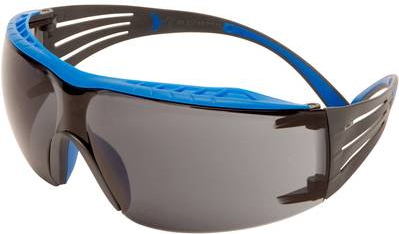 3 M SecureFit Schutzbrille inkl. Antibeschlag-Schutz Blau, Grau SF402XSGAF-BLU