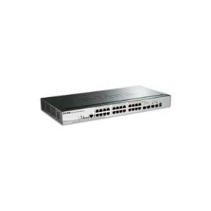 D-Link SmartPro DGS-1510-28P - Switch - L3 - Managed - 24 x 10/100/1000 (PoE+) + 2 x Gigabit SFP + 2 x 10 Gigabit