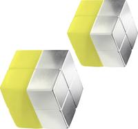 Sigel SuperDym C10 ExtraStrong Magnet Silver 20 x 20 x 10 mm - 1 Piece (BA704) 20x10mm